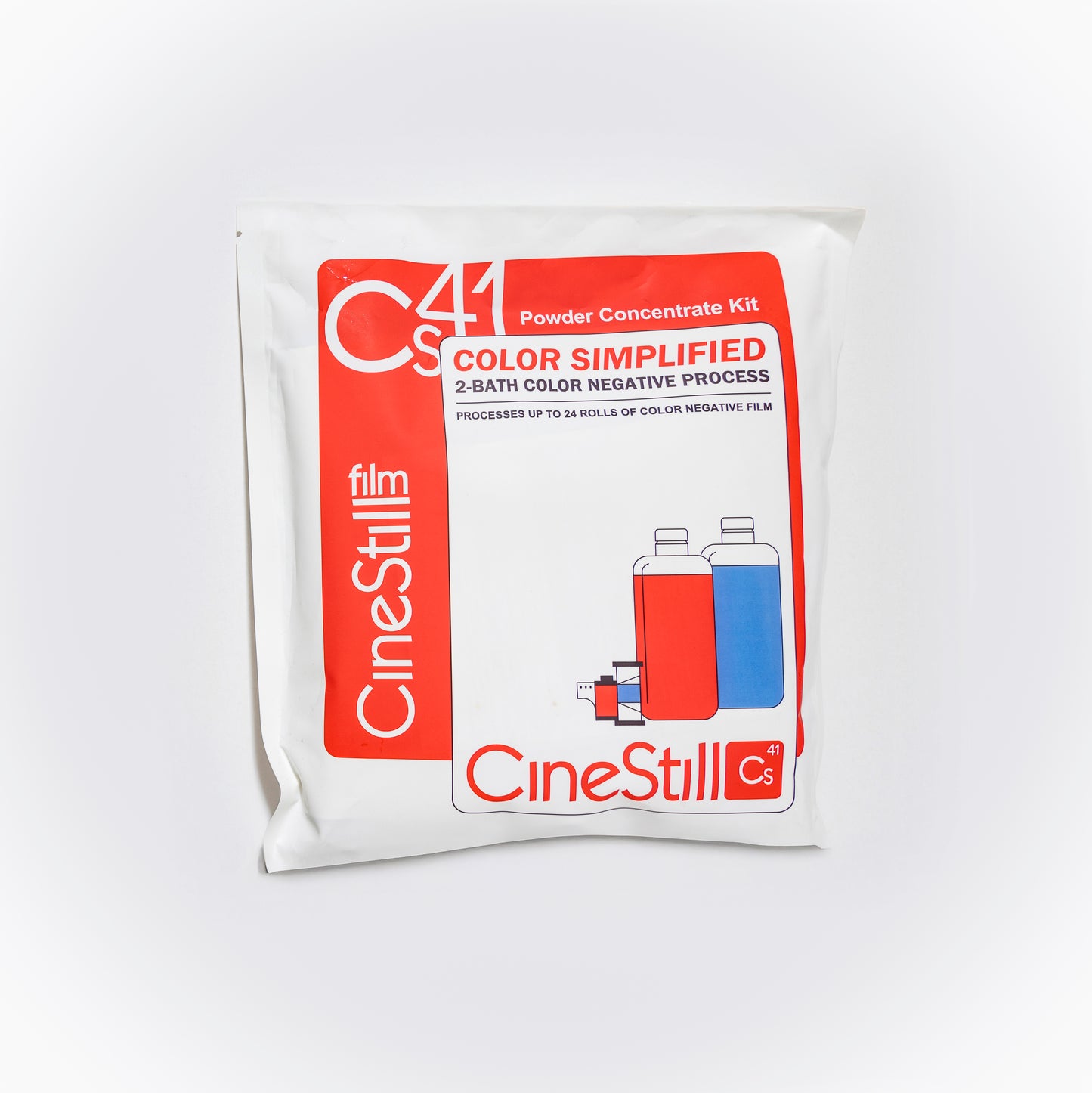 CineStill CS41 Color Simplified Kit Powder. 2-bath kit for C-41 fremkalling